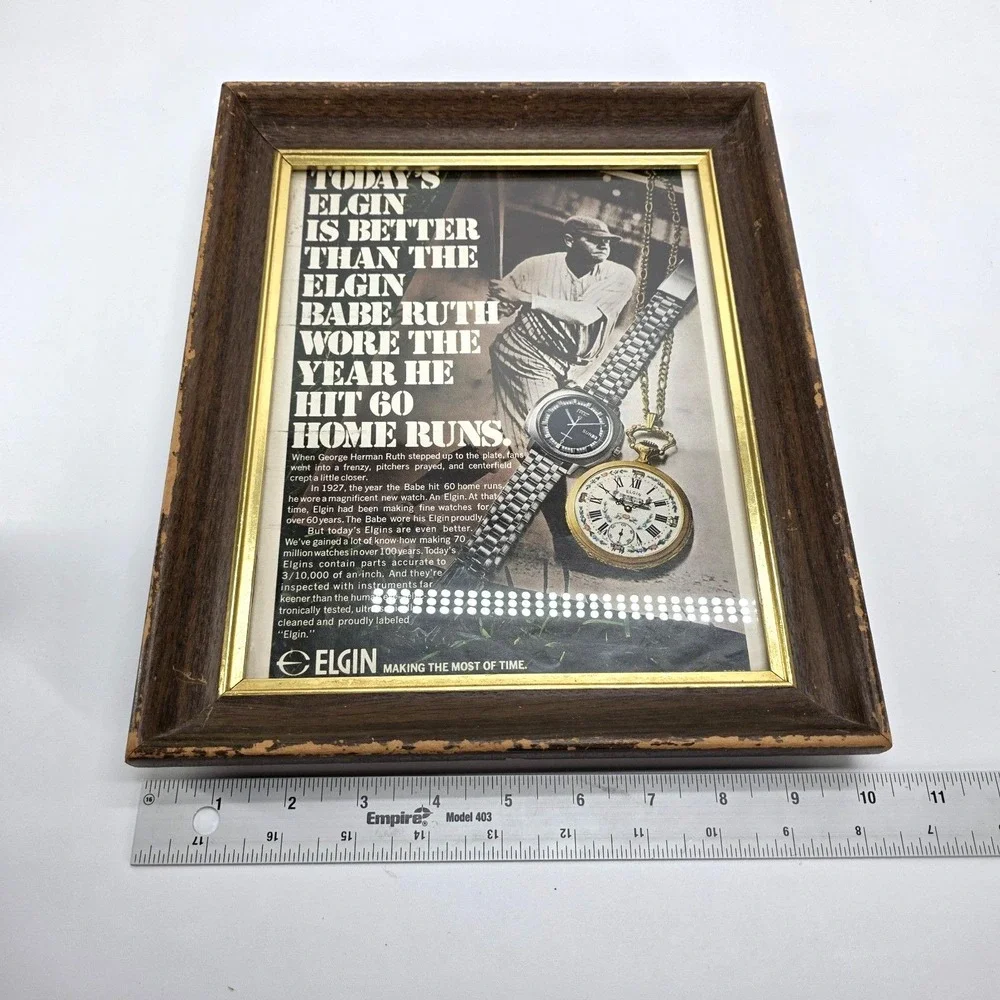 Elgin vintage framed